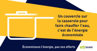 sobriété énergétique couvrir casserole